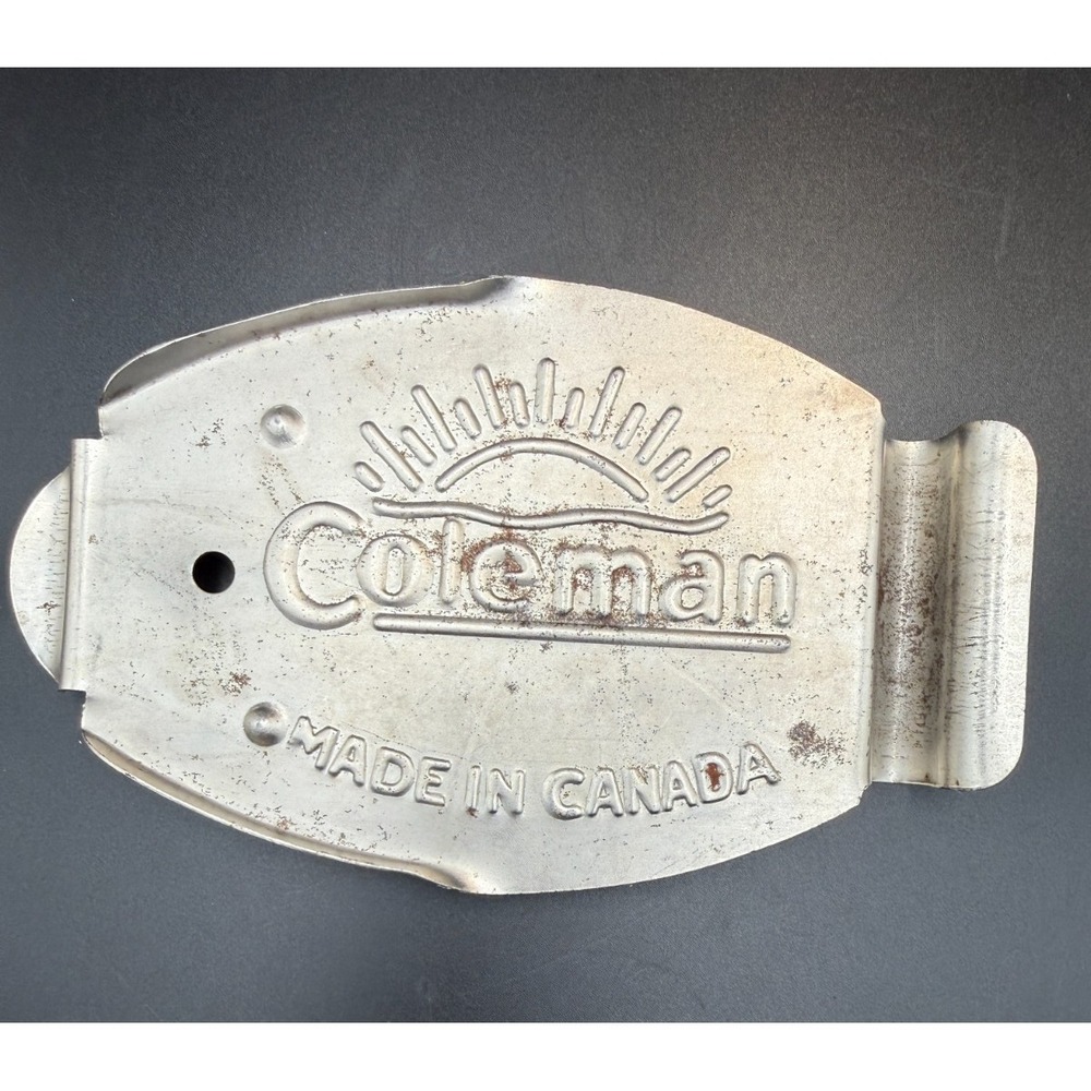 VINTAGE COLEMAN CANADA Sad Iron Trivet Decor